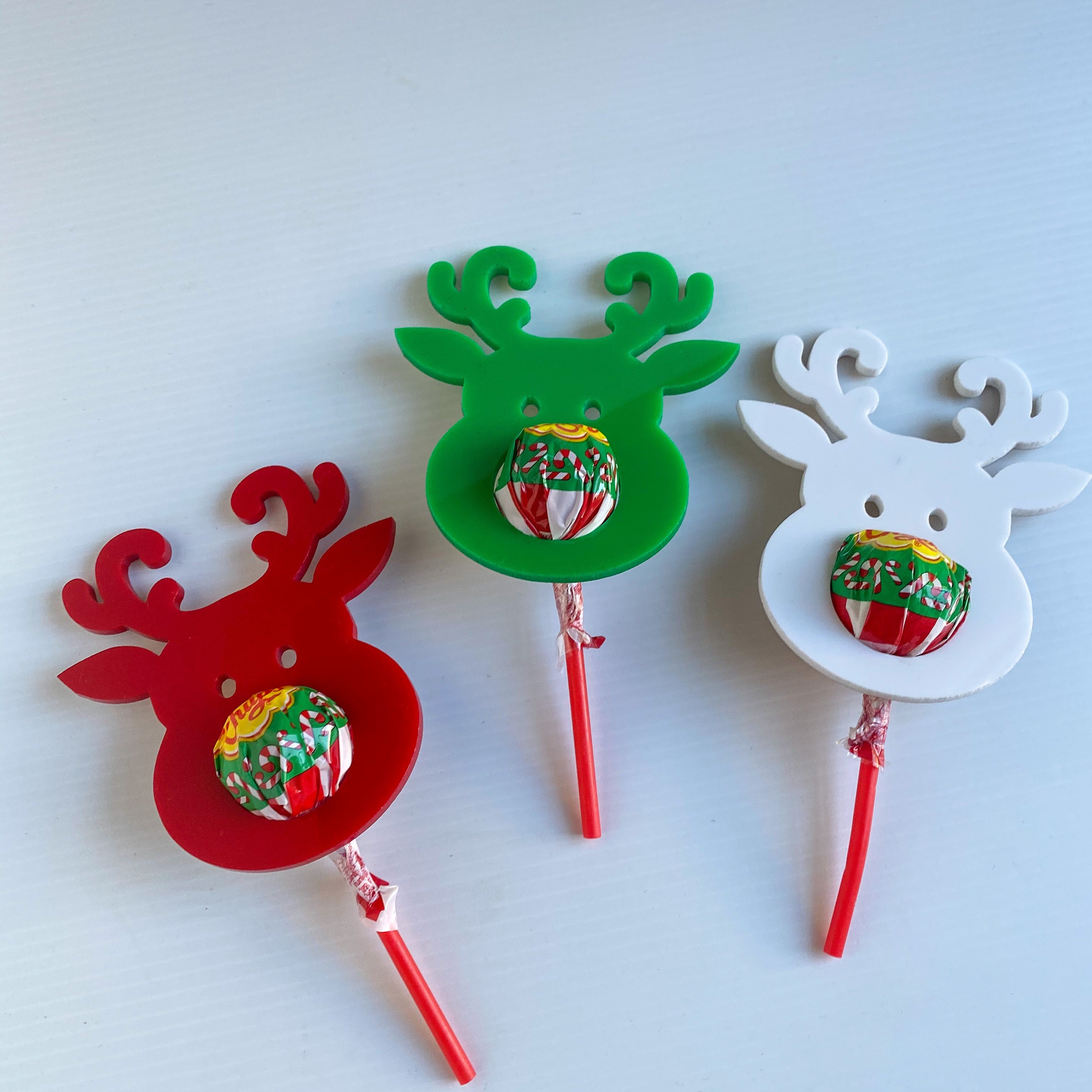 Reindeer Chupa Chup Holder