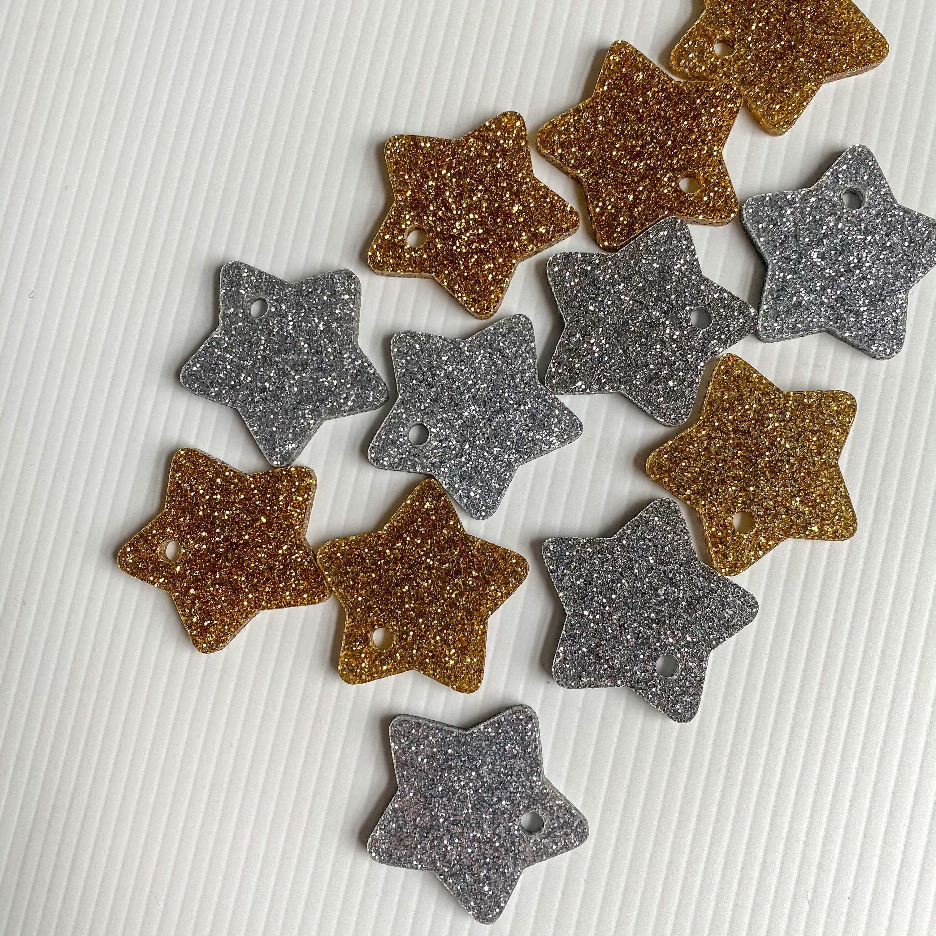 Festive Stars (Pack of 6)