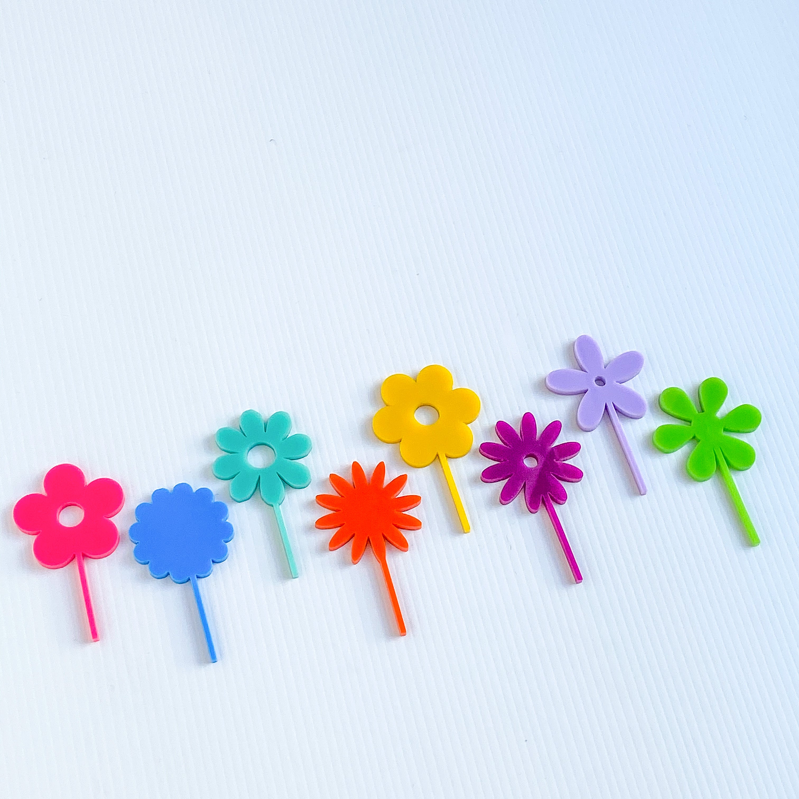 Bloom Cupcake Toppers (Pack of 8)