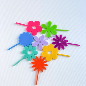 Bloom Cupcake Toppers (Pack of 8)