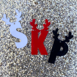 Christmas Antler Letters