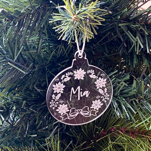 Personalised Christmas Wreath Ornament