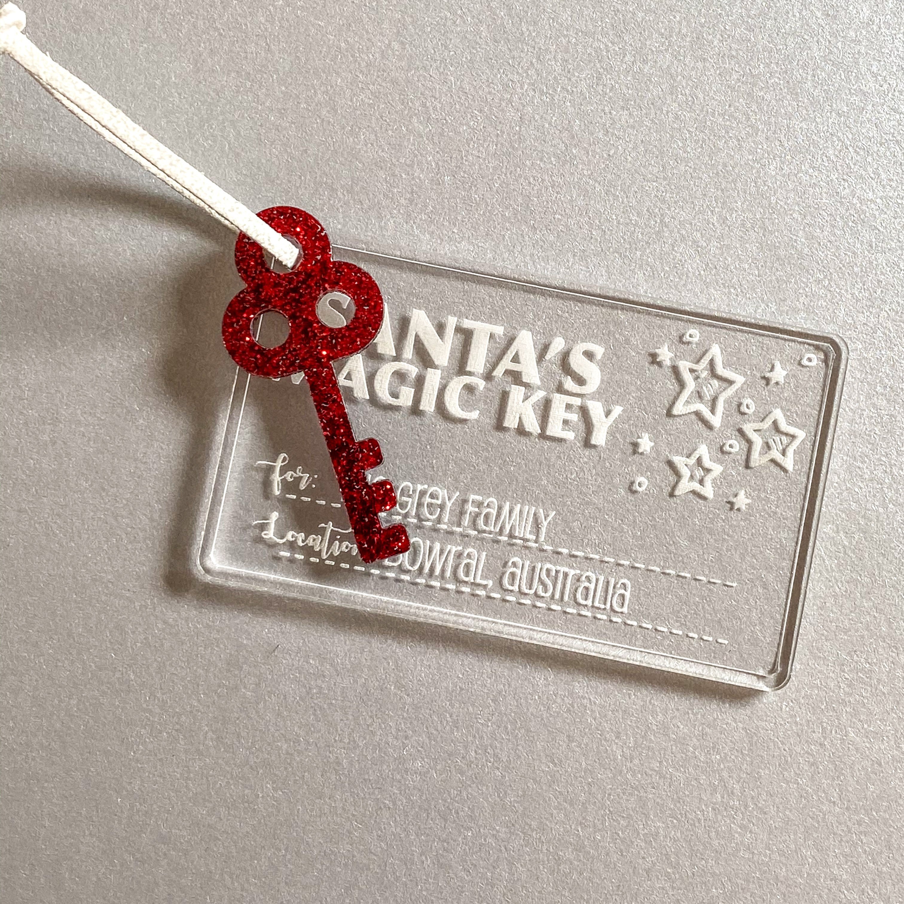 Personalised "Santa's magic Key"