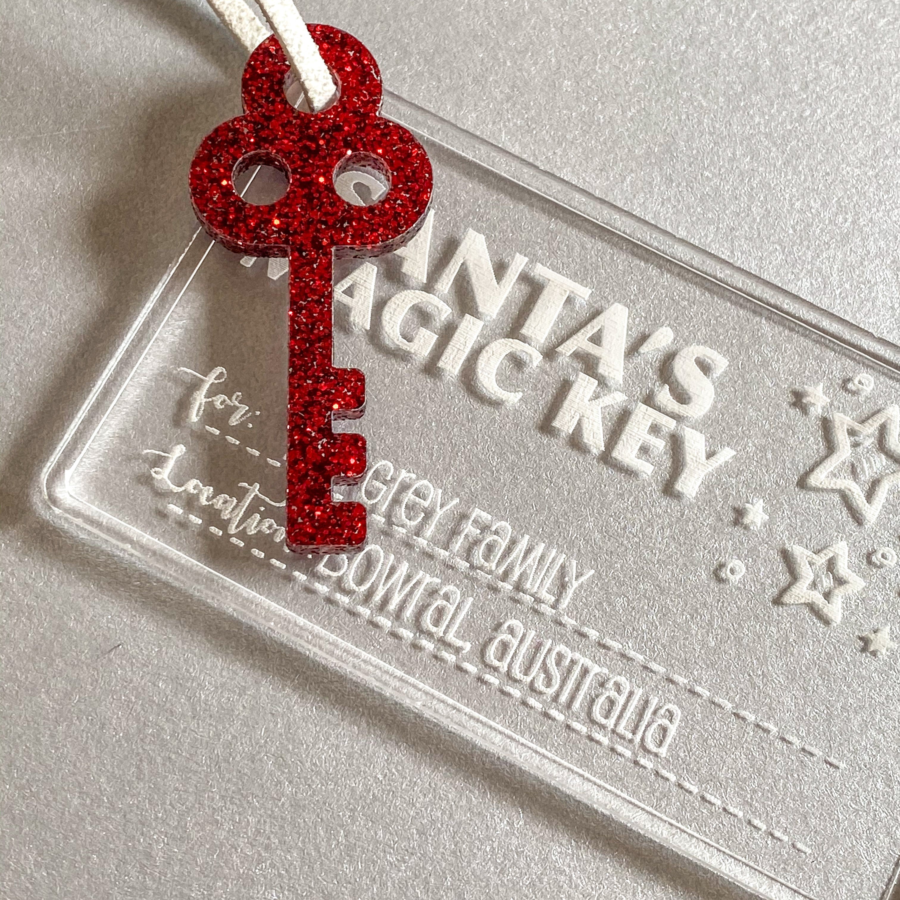 Personalised "Santa's magic Key"