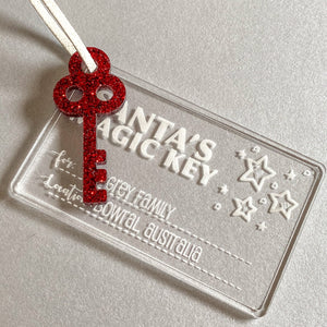 Personalised "Santa's magic Key"