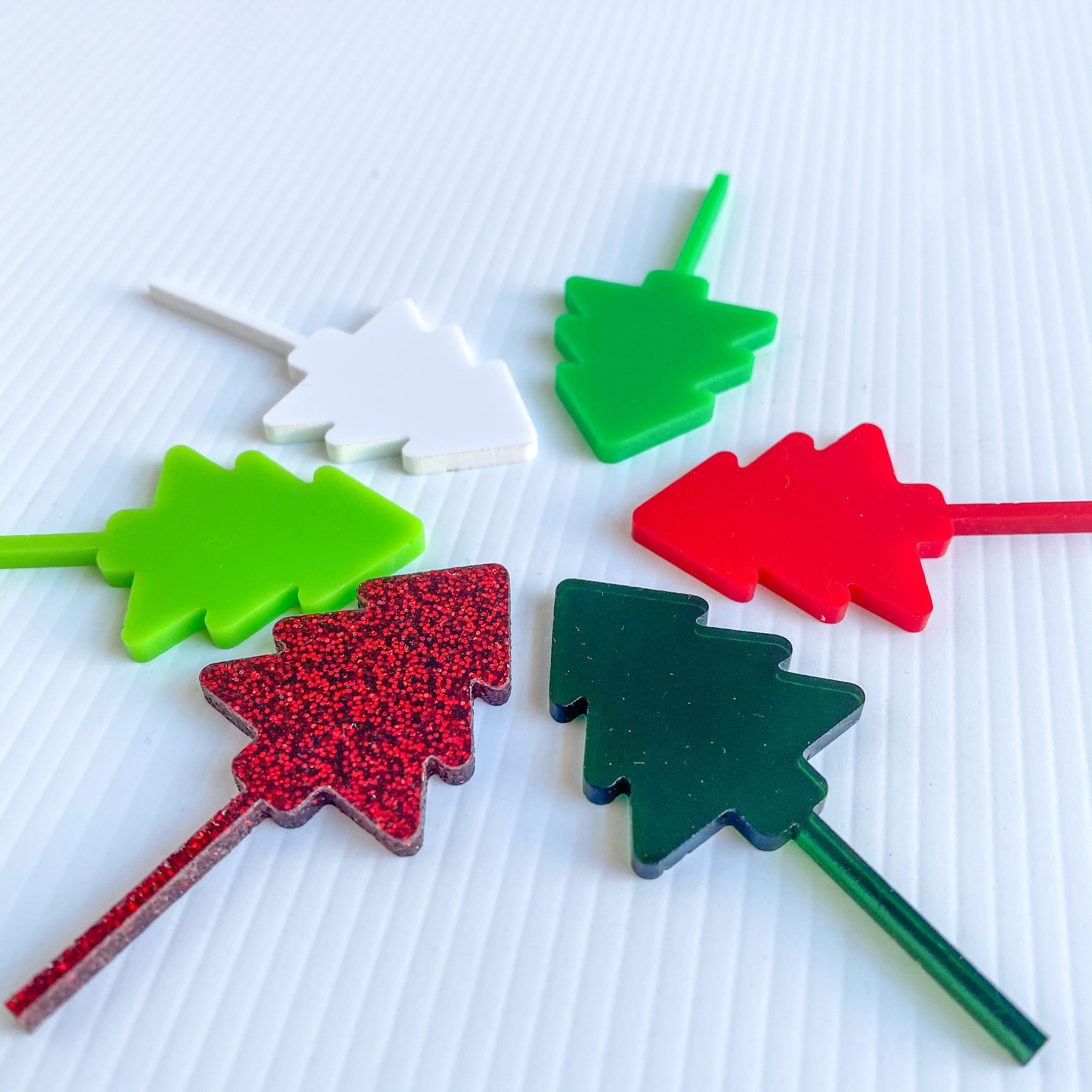 Mini Christmas Cupcake Toppers