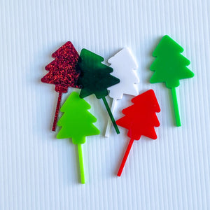 Mini Christmas Cupcake Toppers