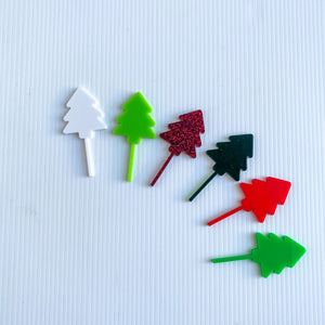 Mini Christmas Cupcake Toppers