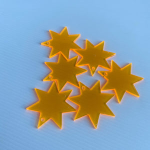 Neon Star Burst (Pack of 6)