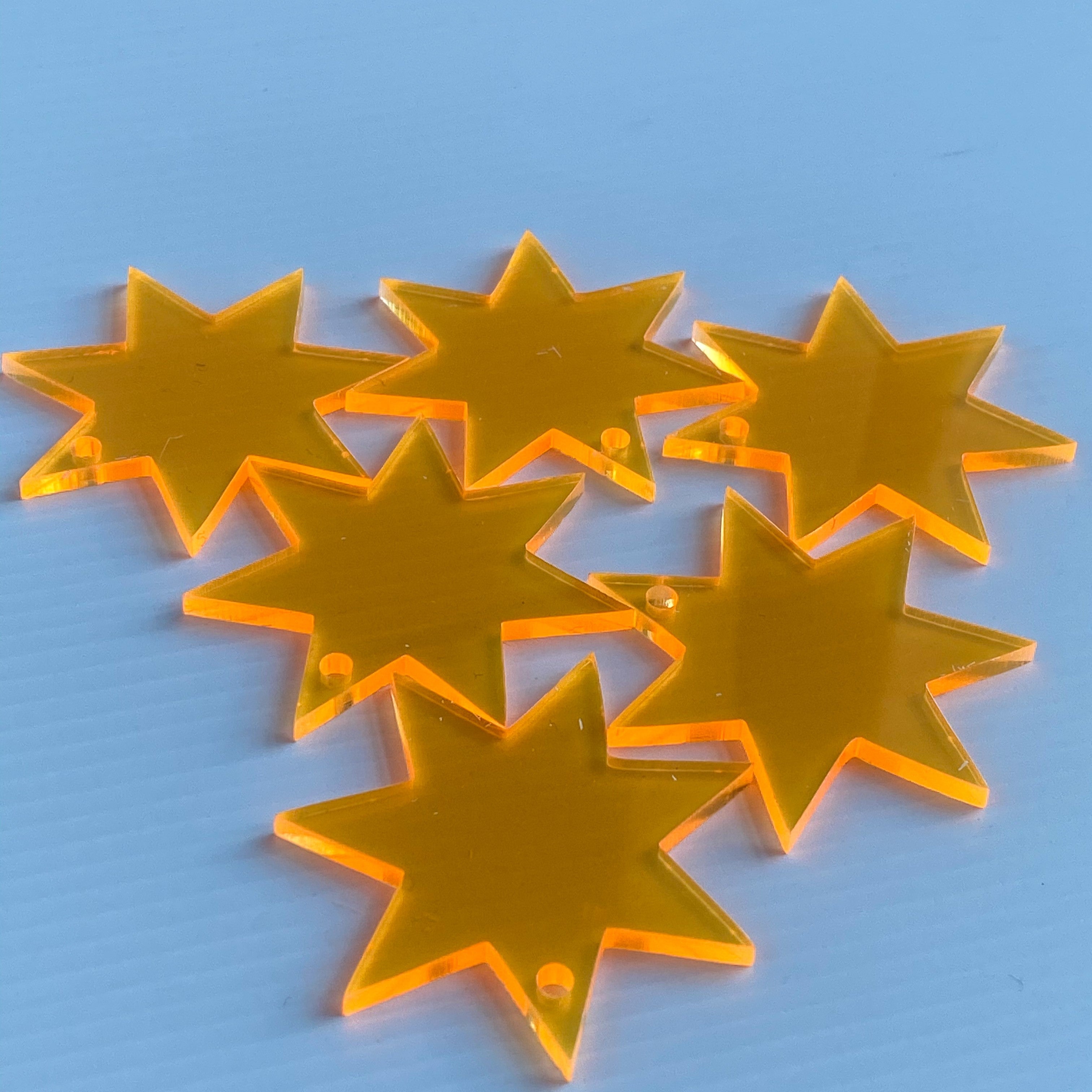 Neon Star Burst (Pack of 6)