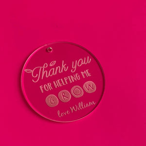 Personalised Teacher Tag