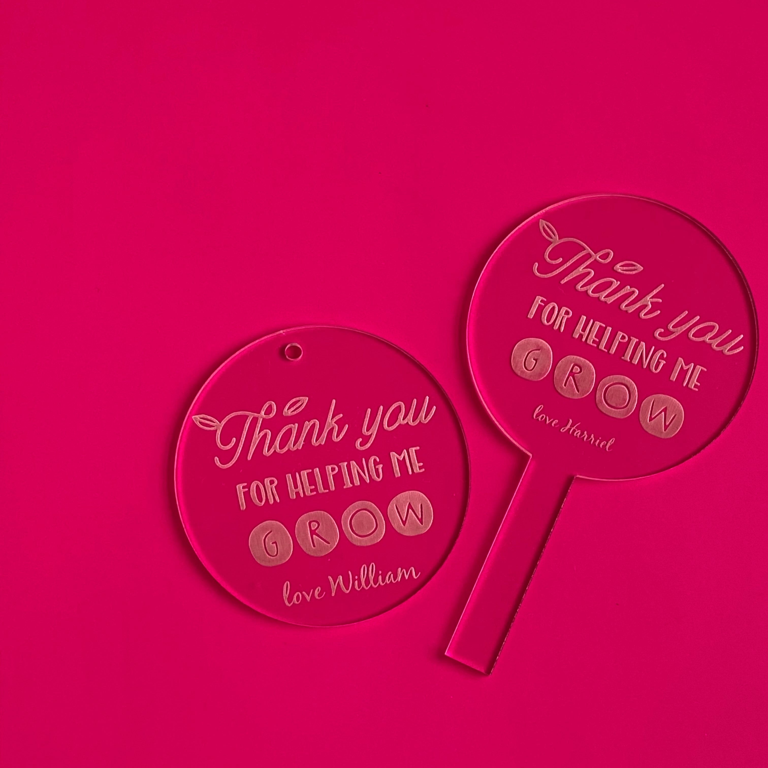 Personalised Teacher Tag