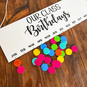 Classroom Birthday Calendar