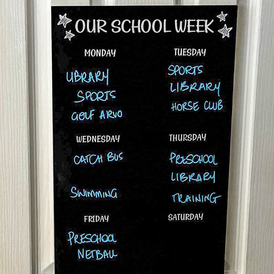 Our School Week Board