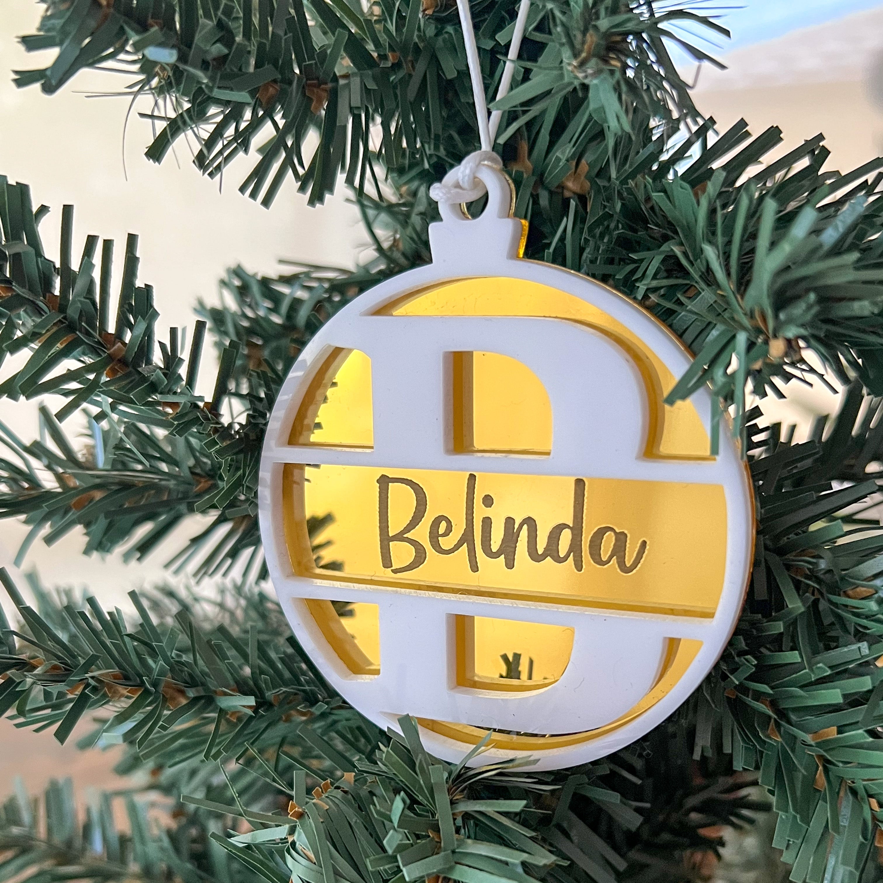 Personalised Alphabet Bauble