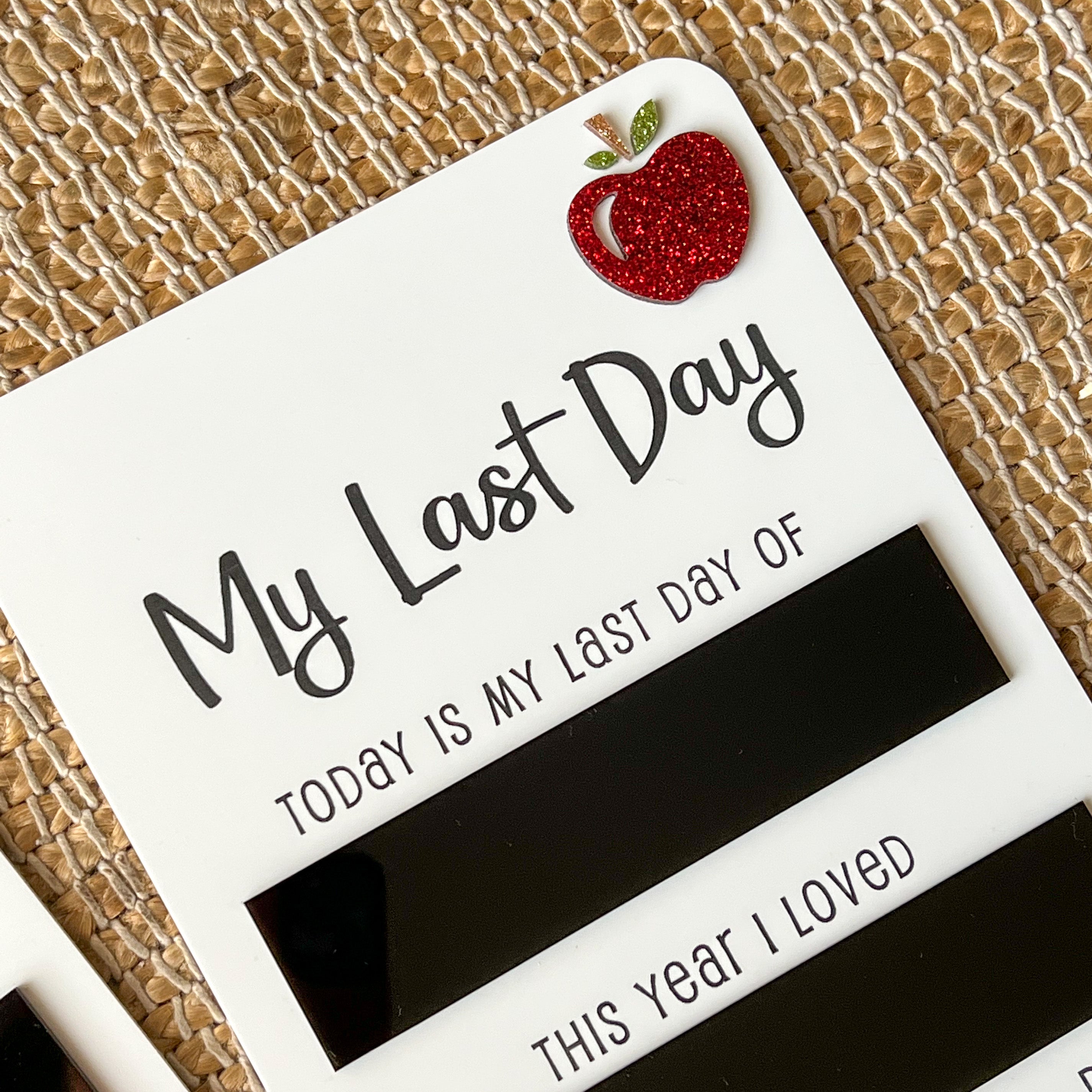 “My Last Day” board