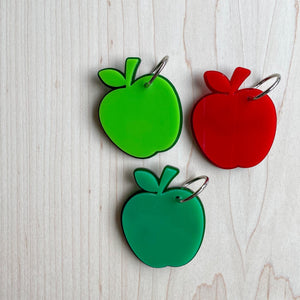 Double Apple Keyrings