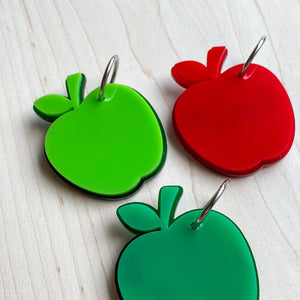 Double Apple Keyrings