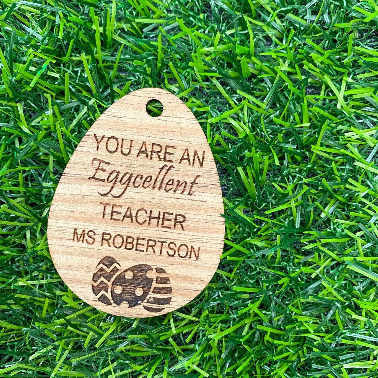 Teacher Mini Egg Tag