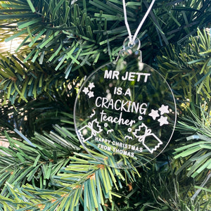 "Cracking Teacher" Ornament