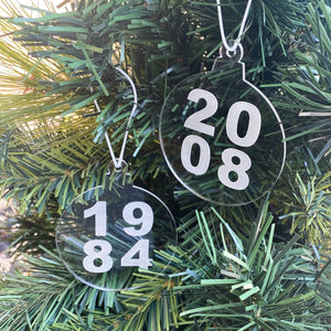 BIG year Ornament