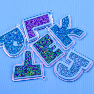 Retro 3D Alphabet Tags